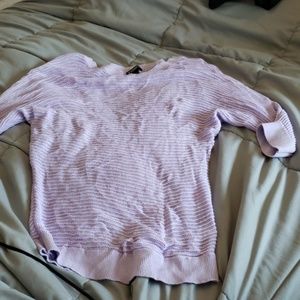 Lavander knit sweater